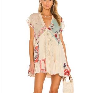 FREE PEOPLE mended with scarves dress - XS